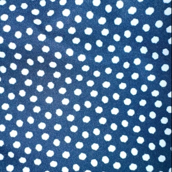 Columbia Performance Fishing Gear Elegant Navy Blue Patterned Sleeveless Dress - Picture 7 of 7